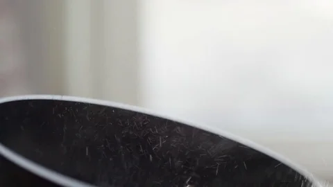 Tossing Vegetables During Frying Stock Footage