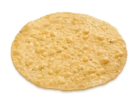 Tostada (with clipping path) Stock Photos