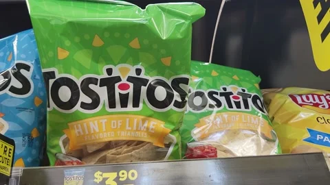 Tostitos Hint of Lime Video stock 197633841
