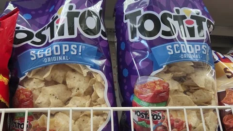 Tostitos Scoops Original Video stock 197612126