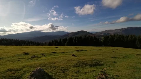 Total calm in the high meadows Stock Footage 128816396