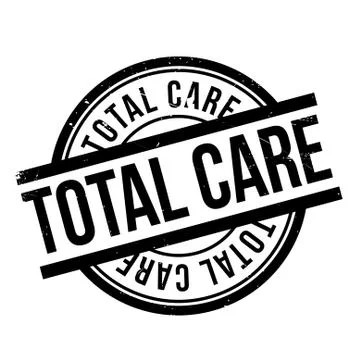 Total Care rubber stamp Stock Illustration