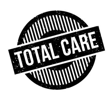 Total Care rubber stamp Stock Illustration