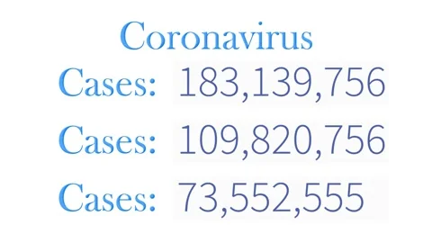 Total Confirmed Coronavirus Cases Count Video stock 158747954