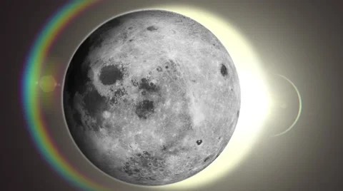 Total eclipse graphic Stock Footage 58505113