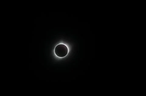 Total eclipse over Nebraska Stock Photos