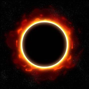 Total eclipse in space illustration of a total eclipse in space Copyright:... Stock Photos