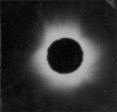 Total Eclipse Of The Sun 1927. 스톡 사진
