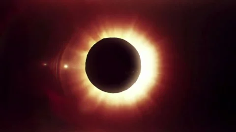 A total eclipse of the sun. Stock Footage 286789584