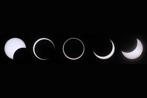 Total eclipse of the sun Stock Photos