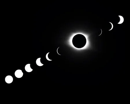 Total Eclipse Of The Sun Foto stock