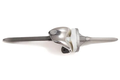 Total Knee Replacement Prosthesis 库存照片