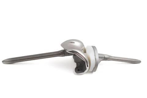 Total Knee Replacement Prosthesis 库存照片