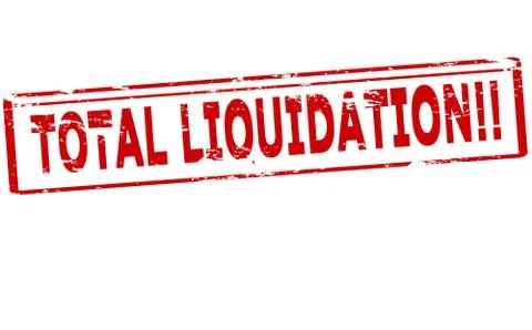Total liquidation Stock Illustration