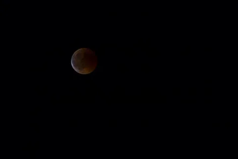 Total Lunar Eclipse, Blood Moon Stock Photos