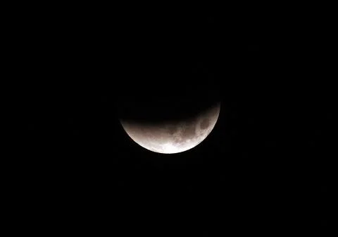 Total lunar eclipse in Cuba, Havana - 03 Mar 2026 Stock Photos