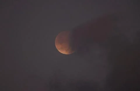 Total lunar eclipse in Cuba, Havana - 03 Mar 2026 Stock Photos