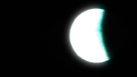 Total lunar eclipse during 27 July 2018 Stock Footage 92992606