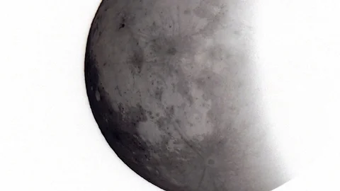 Total lunar eclipse during 27 July 2018 Stock Footage 93018160
