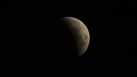 Total Lunar Eclipse Stock Footage 332548052