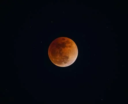 Total lunar eclipse of the image Stock Photos