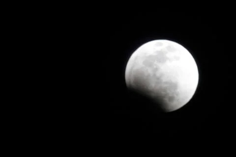 The Total lunar eclipse, the Moon Phases  10 Dec 2011 Fotos Stock