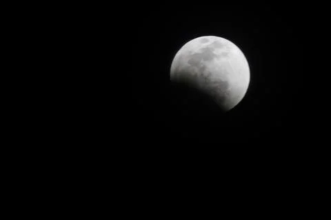 The Total lunar eclipse, the Moon Phases  10 Dec 2011 Fotos Stock