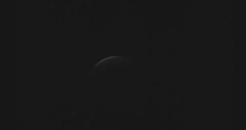 Total Lunar Eclipse Over Austral Landscape, 8K Stock Footage 334100775