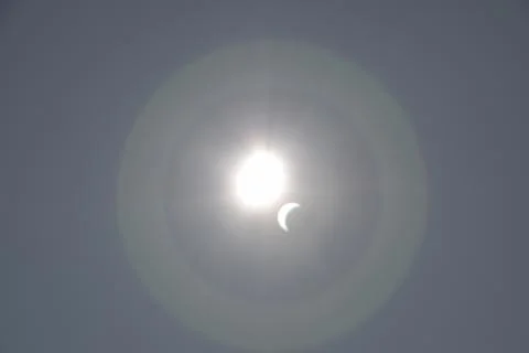 Total Lunar eclipse.  Stock Photos