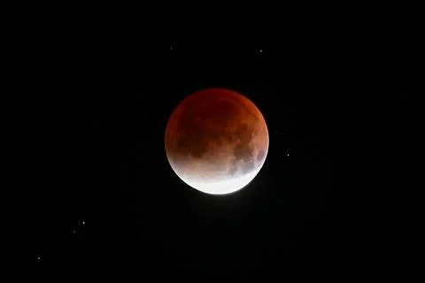 Total Lunar Eclipse Stock Photos
