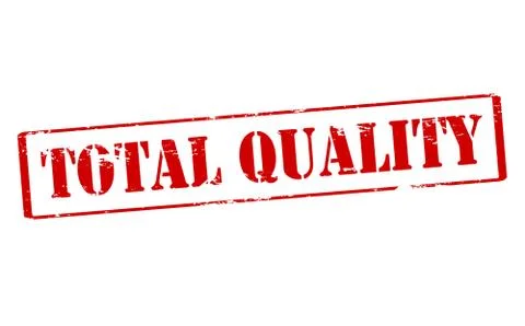 Total quality Illustrazione stock