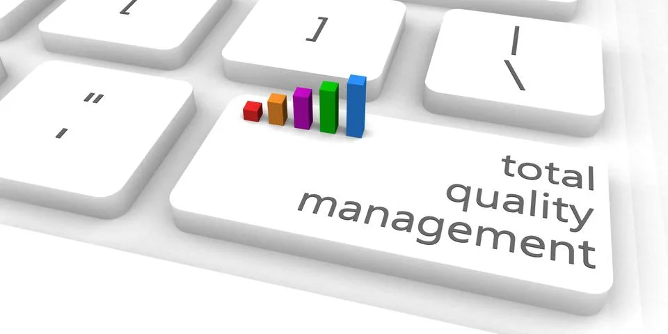 Total Quality Management Illustrazione stock