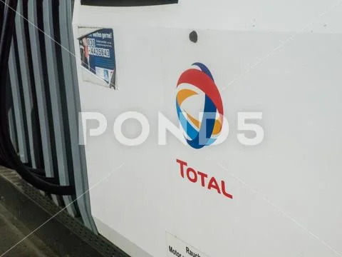 Total service station Stock Photos