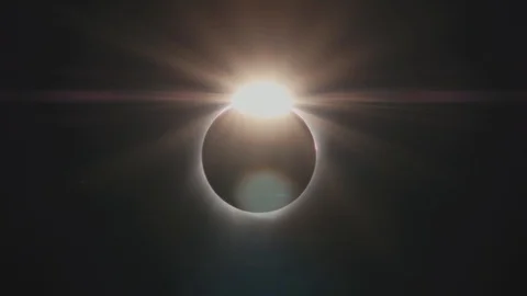 Total Solar Eclipse in 2017 Stock Footage 112363983