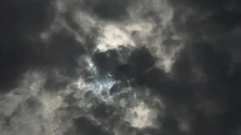 Total Solar Eclipse 2024, Astronomical Phenomenon Stock Footage 289468543