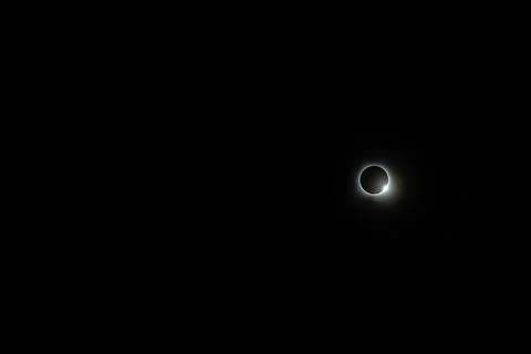 Total Solar Eclipse 2024 Stock Photos