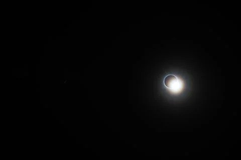 Total Solar Eclipse 2024 Stock Photos