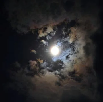 Total Solar Eclipse 2024 Stock Photos