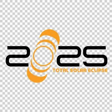 Total Solar Eclipse 2025 | Celestial Cosmic Phases Stock Illustration