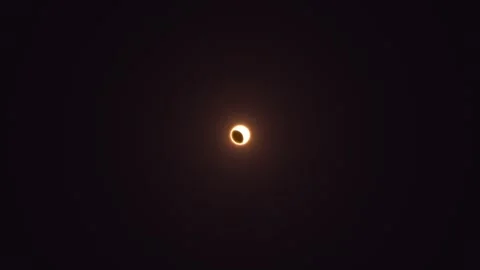 Total Solar Eclipse - Black Background 動画素材 305768952