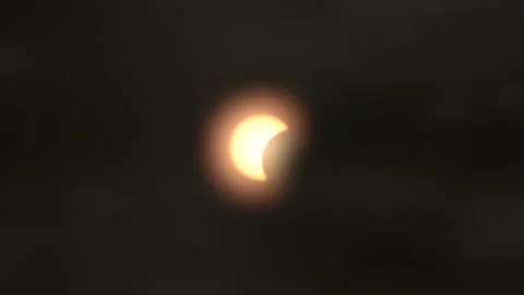 Total solar eclipse . Elements of this image furnished by NASA. 库存影片 240179364