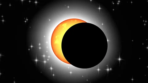 Total solar eclipse. Video stock 32578711