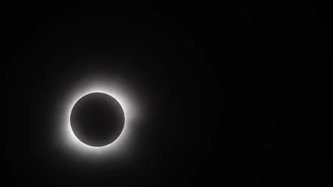 Total Solar Eclipse Stock Footage 272480851