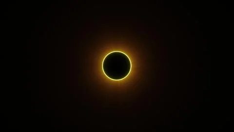 Total solar eclipse Stock Illustration