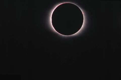 Total solar eclipse, maniya, madhya pradesh, india Copyright: xJagannathxR... Stock Photos