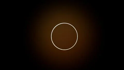 Total solar eclipse the moon covers the sun forming a ring 3d-rendering Иллюстрация