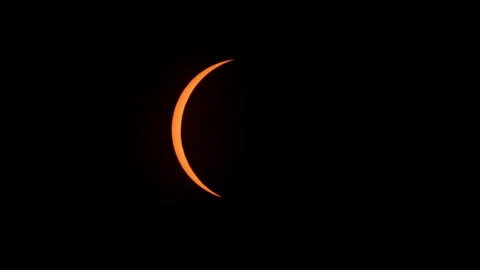 Total solar eclipse occurred in America and Canada in April 2024. Halifax. Stock Footage 272246539