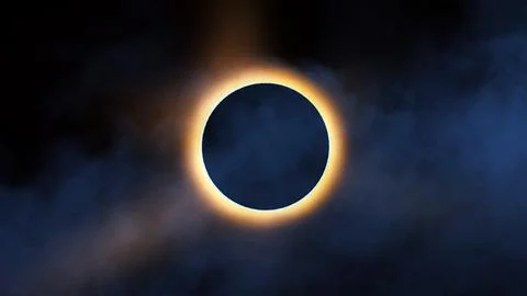 Total solar eclipse Stock Photos