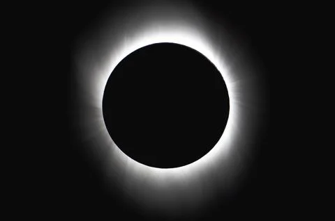 Total solar eclipse Stock Photos