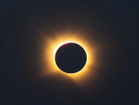 Total solar eclipse Stock Photos